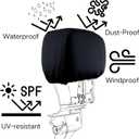 Boat Marine Outboard Engine Cover for Mercury Yamaha Honda 100 115 150 HP Heavy Duty Hood Motor Cowling Lightweight Protector