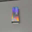 VISOONE Chunky Rectangle Sunglasses Women Men 90s Vintage Retro Accessories UV400 Protection Narrow Square Shades Harmony (Black)