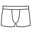 Buttoned Loose Boxers, 3 Packs, Gray Shades, XXL 