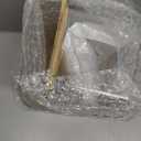 3 Pack Acrylic Laundry Room Organization Containers with Gold & Wood Knobs  Laundry Pods Container & Detergent Organizer Set | Clear Laundry Jars | Scoops & Customizable Labels | Storage Canisters