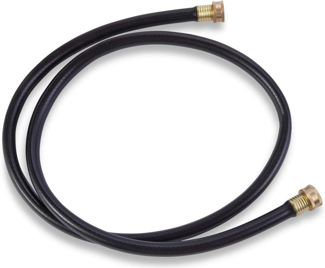 Liberty Garden Double Female Connector Leader Hose, Black Model 502-G