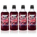 SodaStream MTN Dew Code Red Zero New Pour Bottle Drink Mix 14.9 Fl Oz (Pack of 4) (EXP 01/25/27)