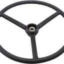 1 PC SHLPDFM Black Steering Wheel 1104-4900 D6NN3600B 81803180, 81844797, 82016841, 83909785 Fits for Ford New Holland Tractor 2000 3000 4000 5000 6000 7000
