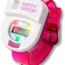 Potty Watch for Kids Potty Training - Potty Training Watch with 3 Fun Flashing Lights and Music - Water-Resistant Watch - Potty Watch Remind Kids Every 30, 60 or 90 Minutes - Pink