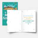 3 x Funny Father's Day Card for Dad, Fishing Pun Fathers Day Card Gift for Fisherman Husband Grandpa, Humorous Dad Joke Card from Son Daughter Wife