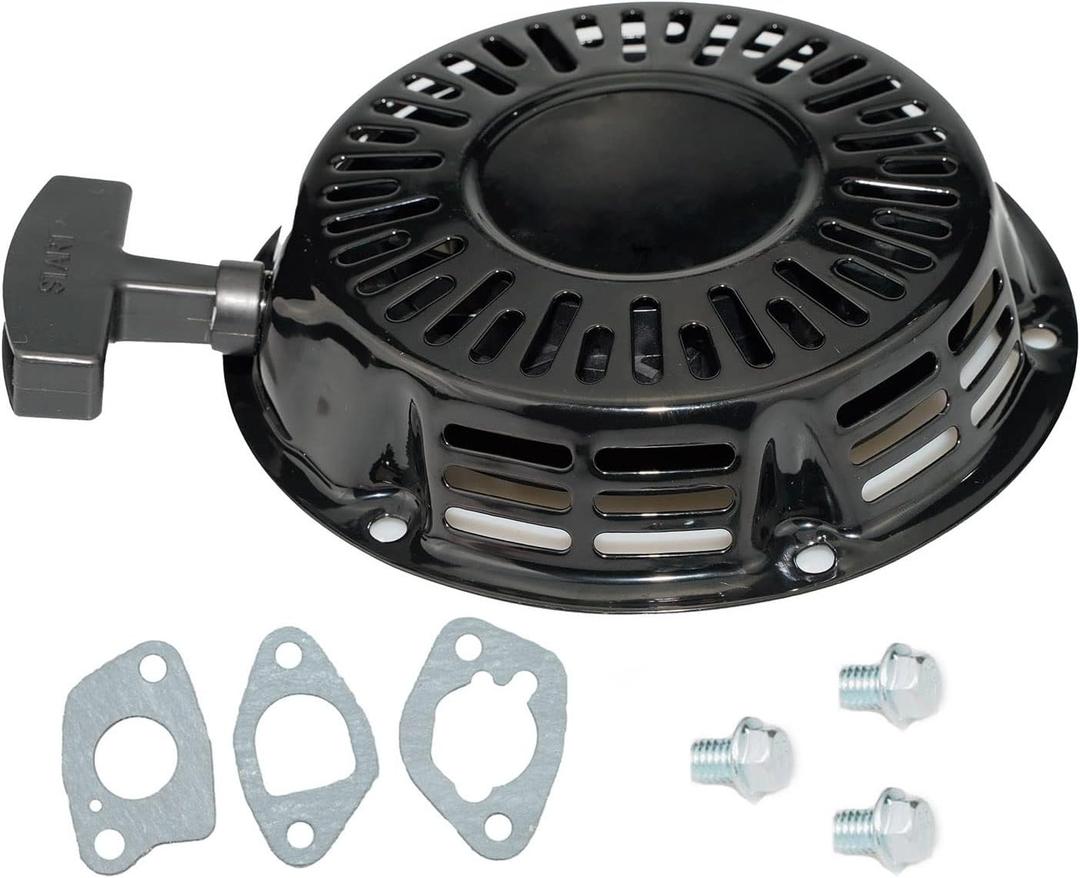HZ Black Pull Start Recoil Starter Assembly for Honda GX120 GX160 GX200 Harbor Freight Predator 212 Engine