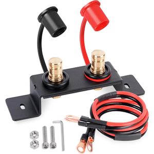 Battery Jump Post Battery Terminals Remote Battery Charging Tool for UTV ATV Car Trucks RV Tractor Mower Diesel Boat Can-Am X3 Accessories