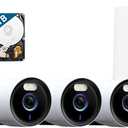 eufy Security eufyCam E330 (Professional) 4-Cam Kit, 4K Outdoor Security Camera System, 24/7 Recording, Plug-in, Wi-Fi NVR, 1TB Hard Drive Included, 10CH, Local Storage, No Monthly Fee