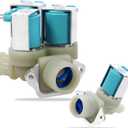 Washer Water Inlet Valve Replacement for LG WM3670HVA WM3670HWA WM3170CW WM3770HVA WM3770HWA WM3270CW WM3470HVA WM3470HWA WM8000HVA WM3370HWA WM2650HWA WM3570HWA WM3050CW WM2250CW WM2350HWC WM2101HW