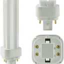 4 x Circle - PLC/13/E/DD/827 (4 Pack) PLC-13W 827, 4 Pin G24q-1, 13 Watt Double Tube, Compact Fluorescent Light Bulb, Replaces Philips 38325-7 and Sylvania 20682