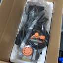 Orion Motor Tech R1234yf AC Vacuum Pump and Gauge Set, 1/3 hp 4 cfm Vacuum Pump Manifold Gauge Kit with Leak Detector 3 Hoses & Adapter for R1234yf, A/C Vacuum Pump Kit for Auto HVAC Systems