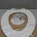 Bemis 1500EC 390 Lift-Off Wood Elongated Toilet Seat, Cotton White (Pack of 1)