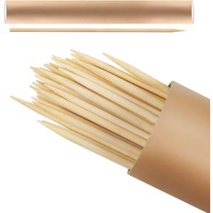 BETESINE 6.3mm Thick 24 inch (Approx 2FT) Extra Long marshmallow sticks for fire pit, Bamboo Skewers for Grilling, 100 PCS Smores sticks for Fire Pit, Campfires, Hot Dogs, DIY Crafts & Plant Support