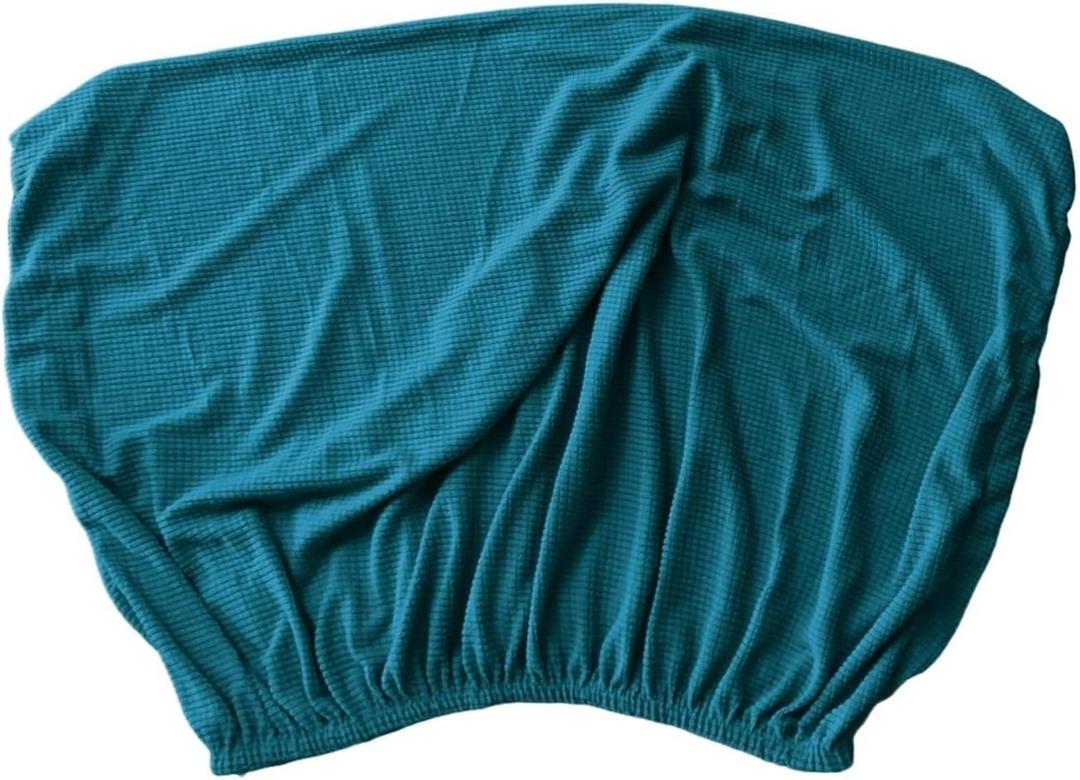 Headboard Slipcover Bed Headboard Cover Removable Elastic Bed Head Cover for Bedroom Decor Bed Back Protector Slipcover 1.2M(Blue)