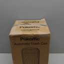 Pukomc Smart Sensor Wastebasket, Convenient and Hygienic Easy to Use, Technology Sensor Waterproof Wastebasket Plastic Trash can for Kitchen, Bathroom, Bedroom, Living Room, Office and Outdoor (1 Pack, white)