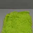 MIULEE Pack of 2 Luxury Faux Fur Throw Pillow Covers Deluxe Winter Christmas Decorative Plush Pillow Case Cushion Cover Shell for Sofa Bedroom Car 20x20 Inch Green