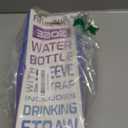 Fimibuke 32 oz Water Bottle with Sleeve - BPA Free Leakproof Sport Large 1L Plastic Motivational Water Bottle with Straw Strap & Insulated Neoprene Holder Carrier Bag Great Xmas Gift for Women Men (Lemon)