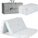 Pack and Play Mattress, 38"x26"x1.5" Tri-Fold Pack n Play Mattress with Travel Bag, Crib Mattress Pad with Soft Breathable Washable for Playard