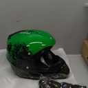 SPARK Dirt Bike Helmets Kids Motorcycle Helmet Youth ATV Motocross Full Face Men Women Off-Road Mountain Bike Helmet Adult with(Gloves Goggles Mask) DOT Approved 4Pcs Set (Large, Green)