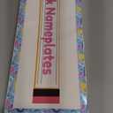 20 Colorful Students Name Plates and and Nameplates Pocket for Desks - Self-Adhesive Desk Name Tags for Classroom, Student Name Plates for Kids, Teacher Supplies, School Labels, Locker & Desk