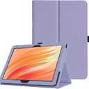 Famavala Folio Case Cover for 10.1"-inch Fire HD 10 Tablet (13th / 11th Generation, 2023/2021 Release), with Auto Wake/Sleep, Compatible with Alcatel/TCL K10 10.1" Tab (Lilac)