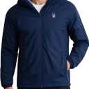 Spyder Mens Windbreaker Jacket - Lightweight Insulated Water-Resistant Active Zip Up Hooded Windbreaker Jackets for Men, Medium