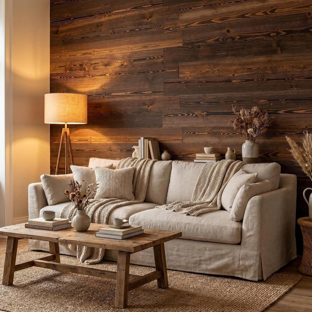 SINGULARWOOD Tongue & Groove Pine Wood Wall Panels,Wood Planks for Walls