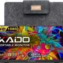 Kado Portable Monitor 15.6'' FHD 1080p, Ultra-Slim Laptop Monitor 1920x1080 with Built-in Speakers, IPS Display 180 Kickstand Wall/Arm Mount for PC, Mac, Phone, Xbox, PS5, USB-C & HDMI Connectivity