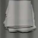 OWENIE Sally White Curtains for Bedroom 63 Inch Length 2 Panels Set, Solid Soft Light Filtering Rod Pocket Living Room Window Treatment Thermal Insulated Curtains Drapes, W40 x L63 Inch, White