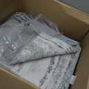 Rugshop Marble Swirl Distressed Gray Area Rug 5' x 7' Ideal for Medium Living Rooms, Bedrooms, or Under Dining Tables