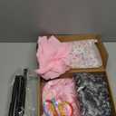 WooWee Kids Girl 100 Days of School Costume, Old Lady Costume for Kids, Halloween Cosplay Dress Up (5-7 Y, Pink)