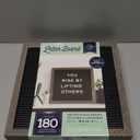 Letter Board With 188 Characters 12x12x1.5 Black 