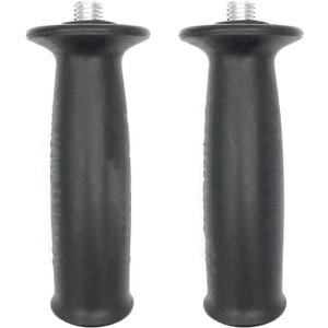 XMHF 12mm Dia Thread Plastic Angle Grinder Sander Handle Tool Black 2Pcs