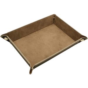 Valet Organizer - Catchall Tray for Jewelry, Wallets, Watches, Keys, Coins, Phones, Glasses - Perfect for Nightstand, Desk, Entryway