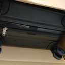 Amazon Basics 26" Hardside Medium Checked Luggage, Expandable For Up to 15% More Space, With Scratch-Resistant Surface, Four Multi-directional Wheels, Black