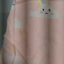 Salt Earth 100% Cotton 210TC Kids Bedsheet, Twin Sheets Set, Toddler Bed, 3 Piece Bedding Set Including Flat Sheet, Fitted Sheet & Pillowcase, Themed Cute Sheets Kids Bed (Unicorn/Rainbow Pillow)