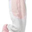 Ultra Soft Plush Pink Easter Bunny Costume Cosplay Sleepsuit (Small)