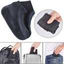 Shoe Covers Waterproof Reusable Foldable Not-Slip Rain Shoe Covers with Zipper,Shoe Protectors Overshoes Rain Galoshes for Kids Men and Women