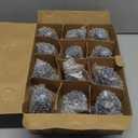 Glass Candle Holder Set of 12, Blue Taper Candle Holders Bulk, Vintage Candlestick Holders, Candle Stick Holder for Table Centerpieces, Wedding, Festival & Home Decor (Blue)