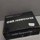 TZGBASS 1600W Slim Under seat Car Subwoofer and Amp Package, Powered Subwoofer with Built-in Amp, Subsonic Deep Bass, RGB Beat Light, Low Pass/Gain/Bass Boost Control, for Truck, SUV, Jeep, Car Audio