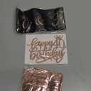 40th Birthday Decorations Women with Black 40th Birthday Sash, Cake Topper and Candles, Number Balloons Rose Gold, 40 Year Old Gifts for Women