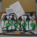 Christmas Multicolor Bubble Lights Set, 11Ft Outdoor Christmas String Lights with 8 Multicolor Bubble Lights (1 Spare), Vintage Christmas Decorations for Holiday Patio House Lighting Decor, E12 Base