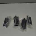 4 Pcs 1.25 In Post Coupling for Steel Shelving Post, Post Coupler, Post Connector for Steel Post Width is Less Than or Equal To 1.25 Inches, 3.95 x 1.35 x 1.35 In (Black)