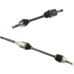 TRQ Front CV Axle Shaft Assembly Set Compatible with 2007-2008 Dodge Caliber 2007-2017 Jeep Compass 2007-2015 Patriot