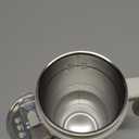 Reduce Vacuum Insulated Stainless Steel Cold1 Tumbler with Handle, Lid, and Straw, Champagne, 24 oz