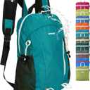 VPBAGE 15L Water-resistant Hiking Daypack, Small Backpack Travel Outdoor, Lightweight Day Pack with Tool Loops