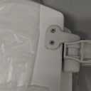 Mayfair Cassel Slow Close Toilet Seat, Easy Clean, Non Slip Premium Wood Seat, Easy Install, Made in USA, Round, White