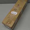 Double Curtain Rod, 1 Inch Black Extra Long Dual Curtain Rods 72 to 144 Inch with Aluminium Modern End Cap Finial, Adjustable Heavy Duty Window Treatment Rods, Telescopic Metal Double Drapery Pole Set