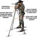 PRIMOS Hunting Trigger Stick Gen3 Shooting Stick, Adjustable Height, Quick-Detach Yoke, Durable and Lightweight, Ideal for Hunting, Shooting, and Photography