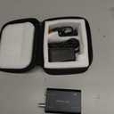 5W Rechargeable Black Dental LED Headlight with Blue-Light Filter  Headlamp for Surgical & Dental Loupes, Universal Glasses Clip + Cable Looper, Aluminum Battery Pack